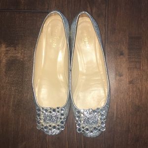 Kate Spade Norella Flat in Silver
